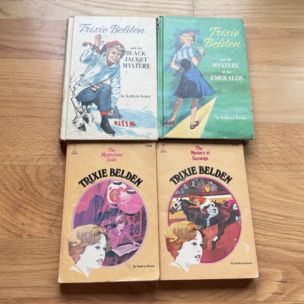 Trixie Belden Books Lot Of 4 Mystery Children's Books Vintage‎ 1960s Reading